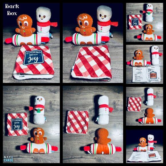 Barkbox Roland Overman Toasty Snowman Nana Secret Sauce M Christmas Thanksgiving - Picture 9 of 10